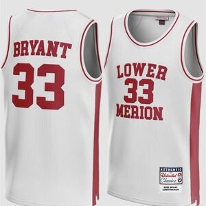 Nike White and Red NBA Jersey